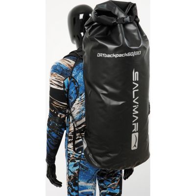 Salvimar Στεγανός Σάκος 60/80L Dry Back Pack Μαύρος - 67402