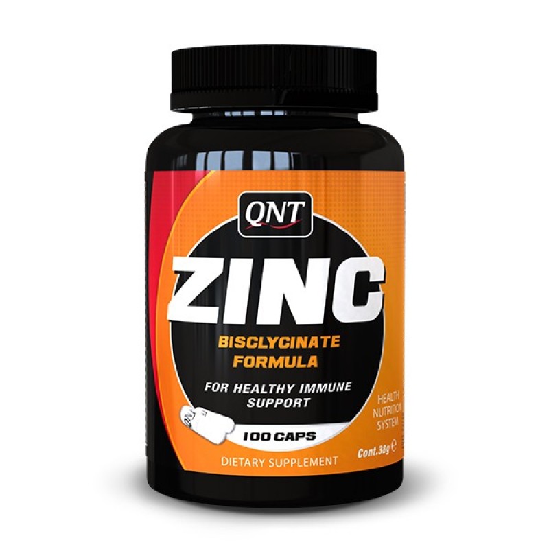 QNT CHELATED ZINC 100caps - Βιταμίνες - Ιχνοστοιχεία