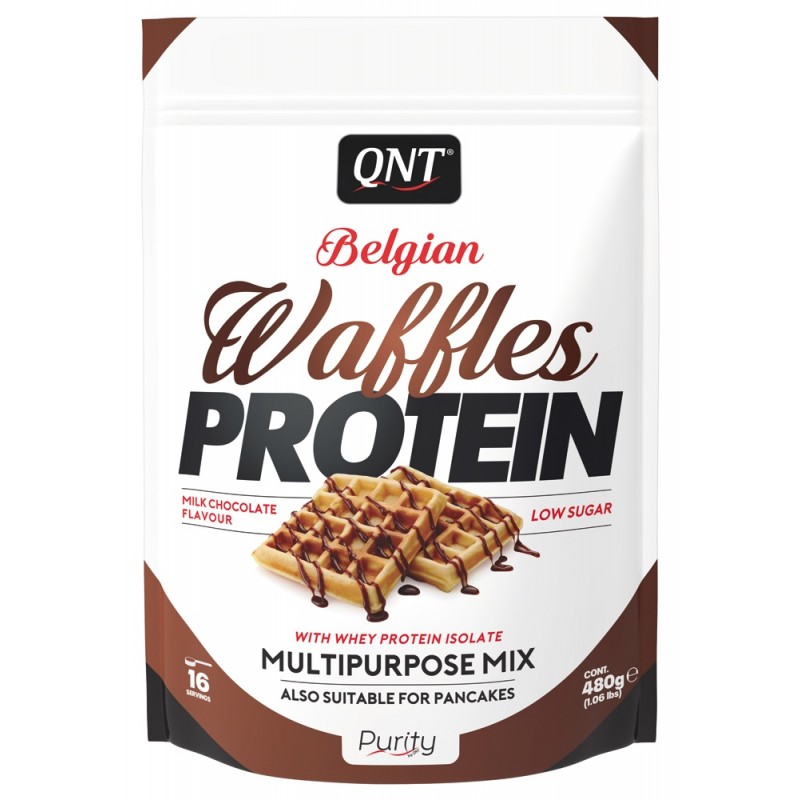 QNT Waffles Protein 480gr - Πρωτεΐνες Γράμμωσης