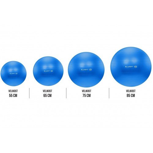 Life Fit Pro GymBall Επαγγελματική Μπάλα γυμναστικής 55cm - 85cm Μπλε F-GYM-55-85-12