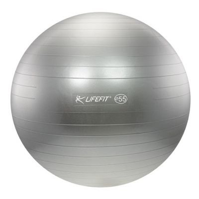 Life Fit Pro GymBall Επαγγελματική Μπάλα γυμναστικής 55cm - 85cm Ασημί F-GYM-55-85-11