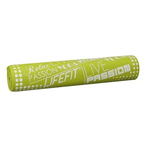 Life Fit Στρώμα γυμναστικής Yoga Mat SlimFit A02-01 Πράσινο