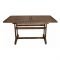 Τραπέζι επεκτεινόμενο Klara Megapap από ξύλο οξιάς σε χρώμα καρυδί εμποτισμού 120+40x80x71εκ.