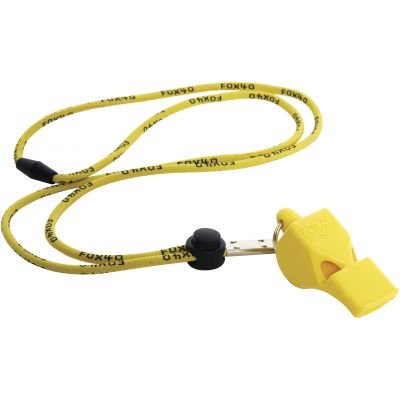 Fox Σφυρίχτρα  Classic Safety Κίτρινη με Κορδόνι - 99030208