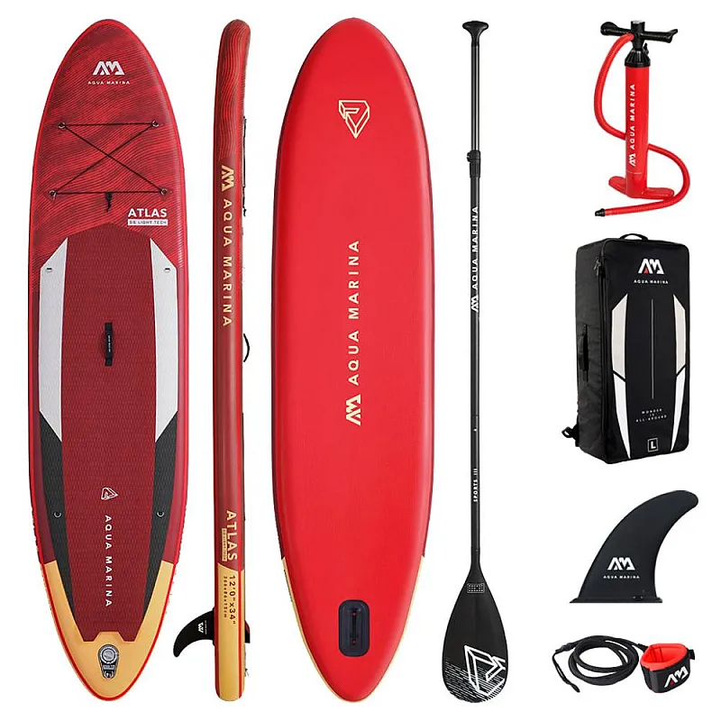 Aqua Marina Φουσκωτή Σανίδα SUP Atlas 366cm - 28278 - Σε 12 Άτοκες Δόσεις - Σανίδες Sup και αξεσουάρ