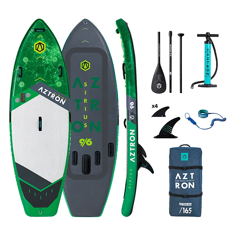Aztron Sirius Φουσκωτή Σανίδα River/Surf SUP 9.6  – 289cm AS-501D  Σε 18 Άτοκες Δόσεις - Σανίδες Sup και αξεσουάρ
