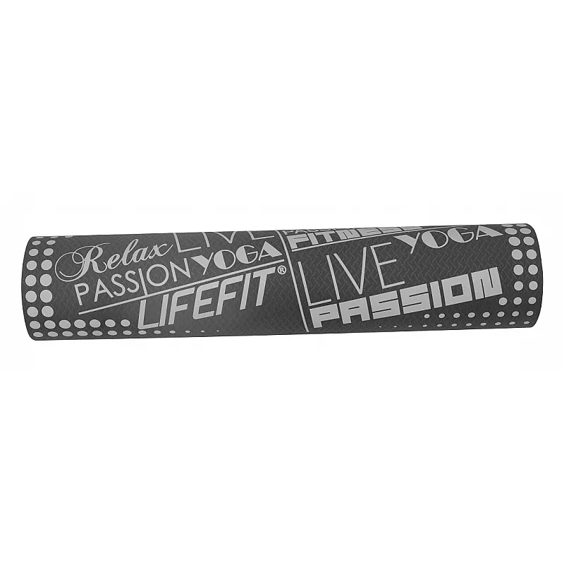 Life Fit Στρώμα γυμναστικής Yoga Mat Professional TPE02-01 Γκρι-Πράσινο - Επιλογές Δώρων για εκείνη...