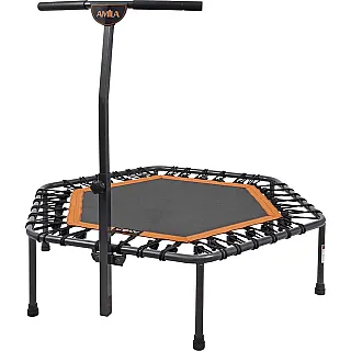 Amila Εξάγωνο Τραμπολίνο διαμέτρου 111,5cm με λαβή στήριξης 70263