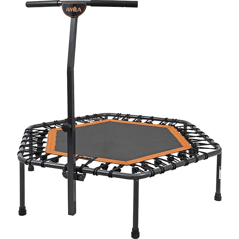 Amila Εξάγωνο Τραμπολίνο διαμέτρου 111,5cm με λαβή στήριξης 70263 - Κώνοι - Αλεξίπτωτα - Διάφορα