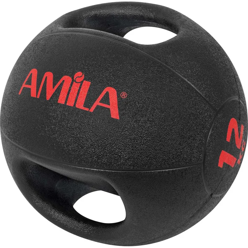 Amila Dual Handle Medicine Ball 12kg 84675 - Μπάλες Crossfit