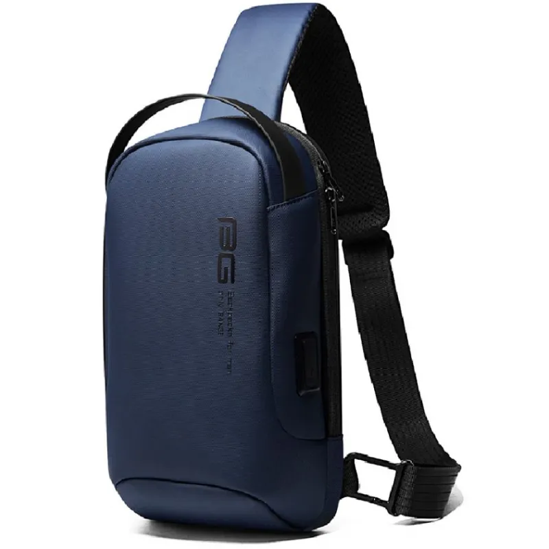 Τσαντάκι ώμου χιαστί crossbody Bange 7221 μπλέ - Crossbody