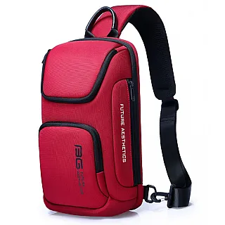 Τσαντάκι ώμου χιαστί crossbody Bange 7565 κόκκινο