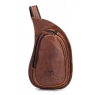 Δερμάτινο τσαντάκι body Bull Captain XB 123 καφέ
