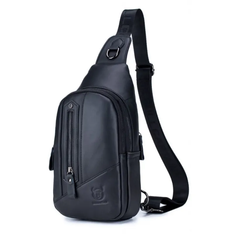 Δερμάτινο τσαντάκι body Bull Captain XB 126 μαύρο - Δερμάτινα τσαντάκια crossbody