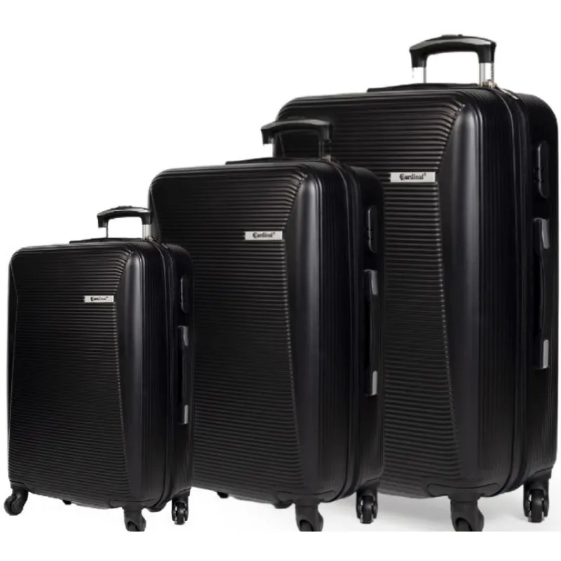 Βαλίτσες trolley (σέτ 3 τεμαχίων) Cardinal 2009 μαύρη - Βαλίτσες σετ