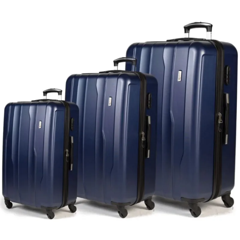 Βαλίτσες trolley (σέτ 3 τεμαχίων) Cardinal 2012 σκούρο μπλέ - Βαλίτσες σετ