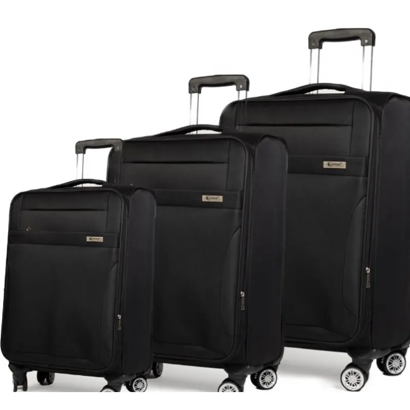 Βαλίτσες trolley (σετ 3 τεμαχίων) Cardinal 3400 μαύρη - Βαλίτσες σετ