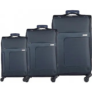 Βαλίτσες trolley (σετ 3 τεμαχίων) Cardinal 3800 σκούρο μπλέ