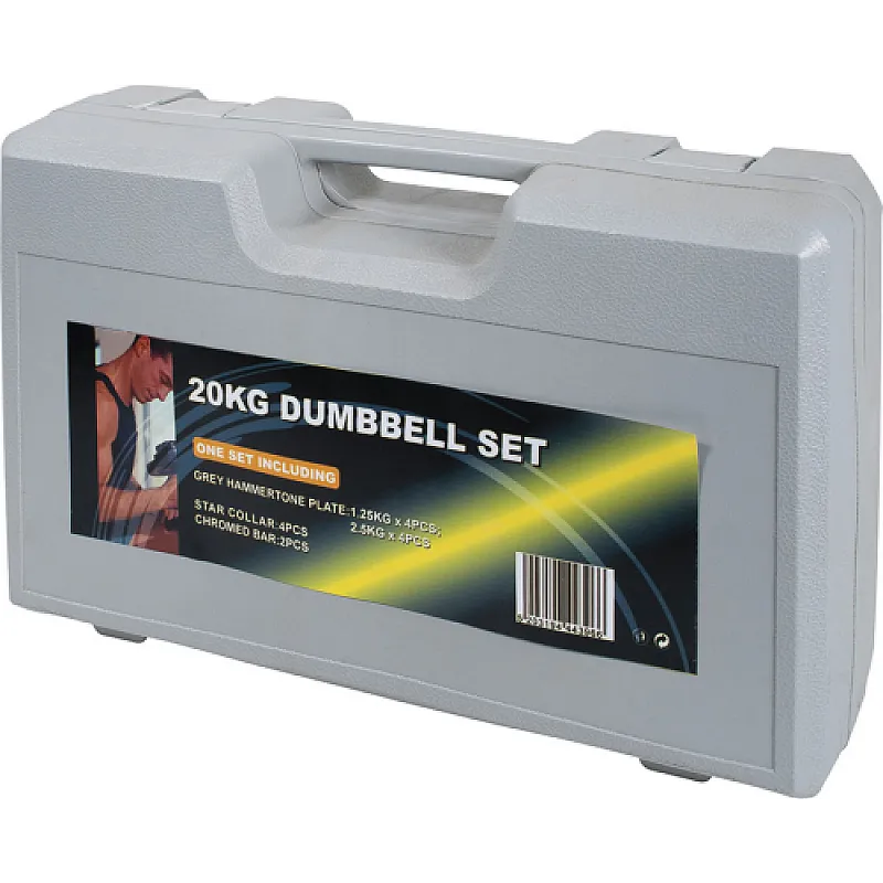 Power Force  Βαλίτσα με σετ αλτήρων 20kg - Αλτήρες