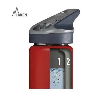 Laken Θερμός 500ml Κόκκινο με Πώμα Jannu TJ5R