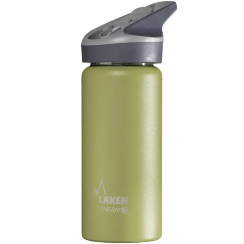 Θερμός 500ml Χακί με Πώμα Jannu - Είδη Φαγητού