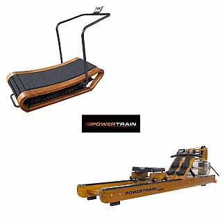 Power Train  Σετ ξύλινος oak διάδρομος + ξύλινη κωπηλατική oak  combo-wooden-set