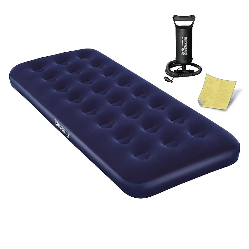 Φουσκωτό Στρώμα Ύπνου Bestway Μονό 15329 185x76x22εκ. Μπλε