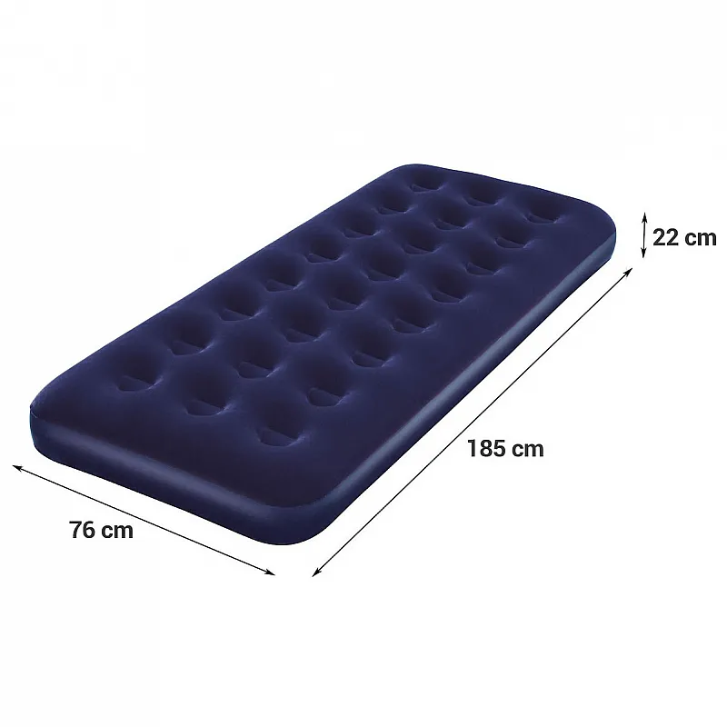 Φουσκωτό Στρώμα Ύπνου Bestway Μονό 15329 185x76x22εκ. Μπλε