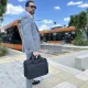 Υφασμάτινος Χαρτοφύλακας Taygeer 18 laptop 32L 1084 μαύρο - Χαρτοφύλακες