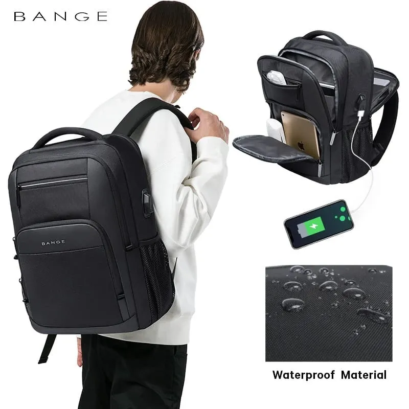 Σακίδιο πλάτης 24L Laptop 15,6” Bange 1921 μαύρο - Σακίδια Πλάτης