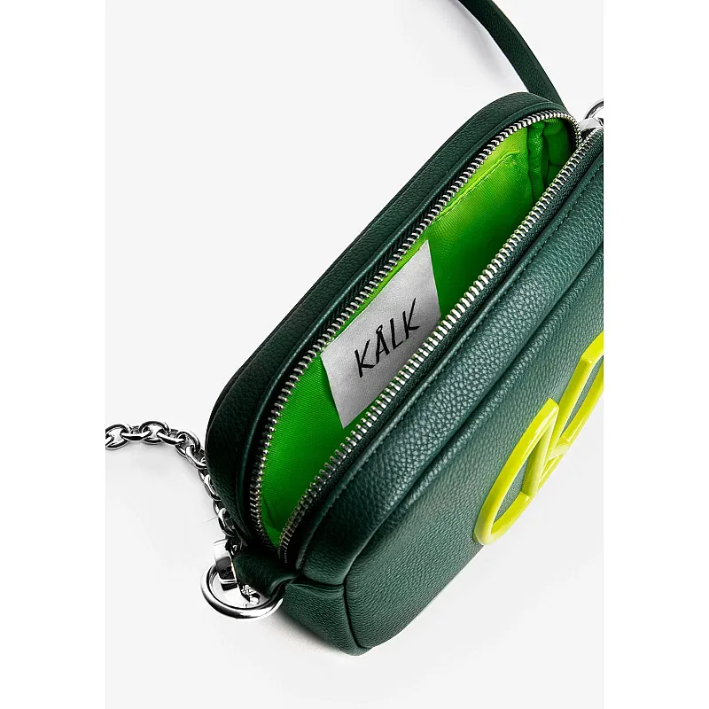 Γυναικεία Τσάντα Χιαστί Kalk KLABAG12-0192 Πράσινο