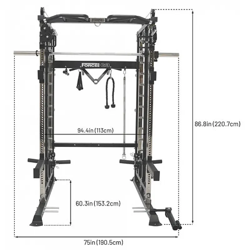 Force USA Ημιεπαγγελματικό Πολυόργανο G3‑V2 All‑In‑One Trainer