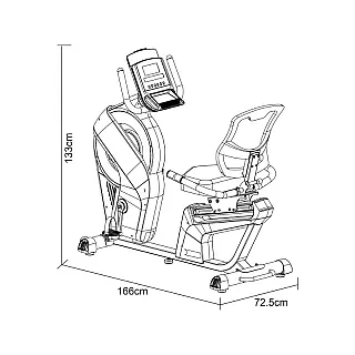 Pegasus Turbo B15 Ημιεπαγγελματικό Καθιστό Ποδήλατο Γυμναστικής