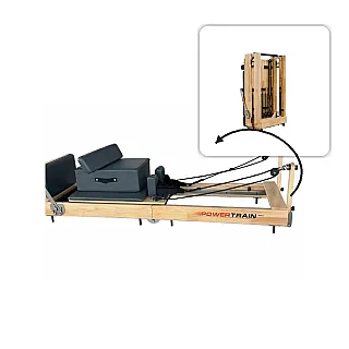 Power Train Αναδιπλούμενο Ξύλινο κρεβάτι Pilates Reformer PF-64024
