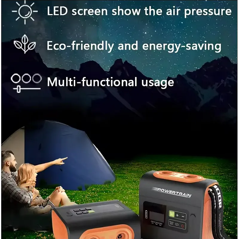 Power Train Φορητή Ασύρματη Τρόμπα για Φουσκωτά - SUP PF-133P1