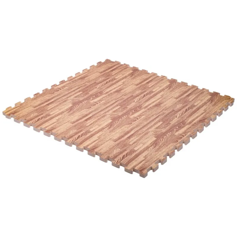 InSportline Προστατευτικό Δάπεδο Παζλ Χρώμα Ξύλου Διάσταση: 100 x 100 x 2 cm 30776
