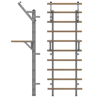 InSportline Wootaline Ξύλινο Πολύζυγο 199 x 80 cm Gray