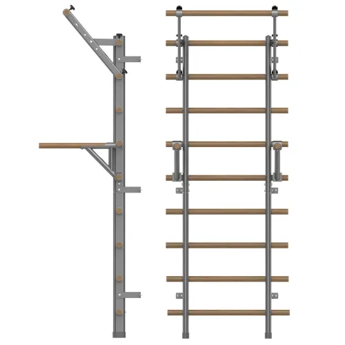 InSportline Wootaline Ξύλινο Πολύζυγο 199 x 80 cm Gray