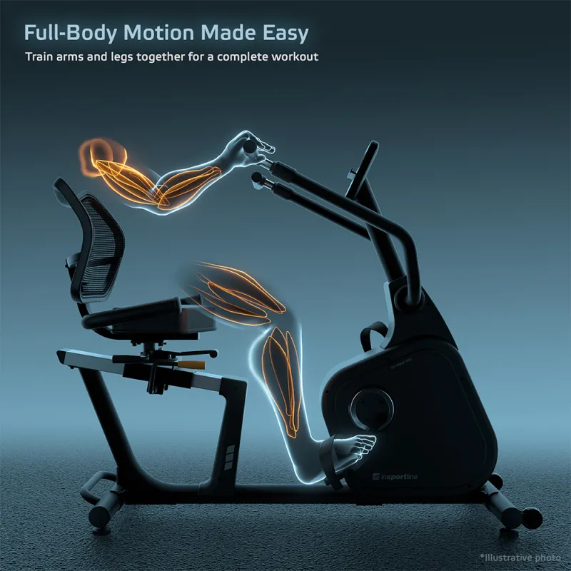 InSportline ZenSeat 100 Καθιστό Ηλεκτρομαγνητικό Ποδήλατο Γυμναστικής - Σε 12 Άτοκες Δόσεις