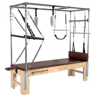 Pegasus Επαγγελματικό Κρεβάτι Pilates Cadillac Oak - Σε 12 Άτοκες Δόσεις