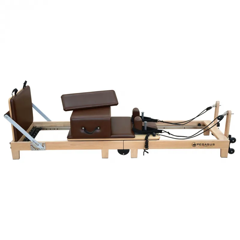 Pegasus Ημιεπαγγελματικό Κρεβάτι Pilates Reformer Oak Αναδιπλούμενο