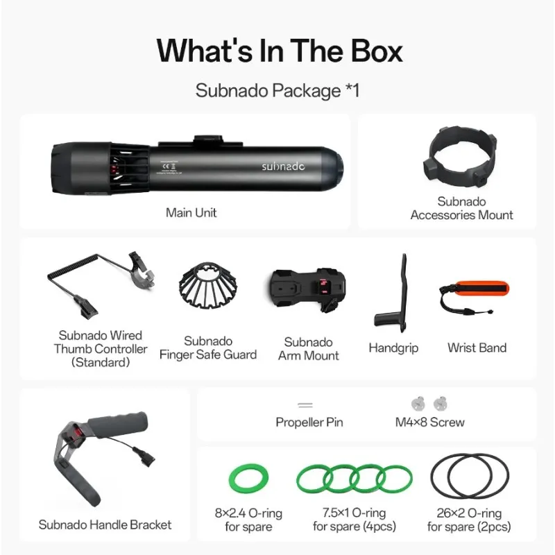 Waydoo SubNado Standard Package Ηλεκτρικό SeaScoote