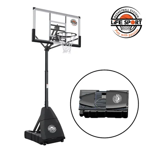 Life Sport Μπασκέτα με βάση A027F Αναδιπλούμενη - Σε 12 Άτοκες Δόσεις