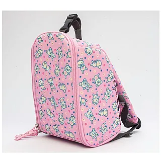 Ισοθερμικό Σακίδιο Teddies Pink με Θερμός Φαγητού 500ml YMOP-9