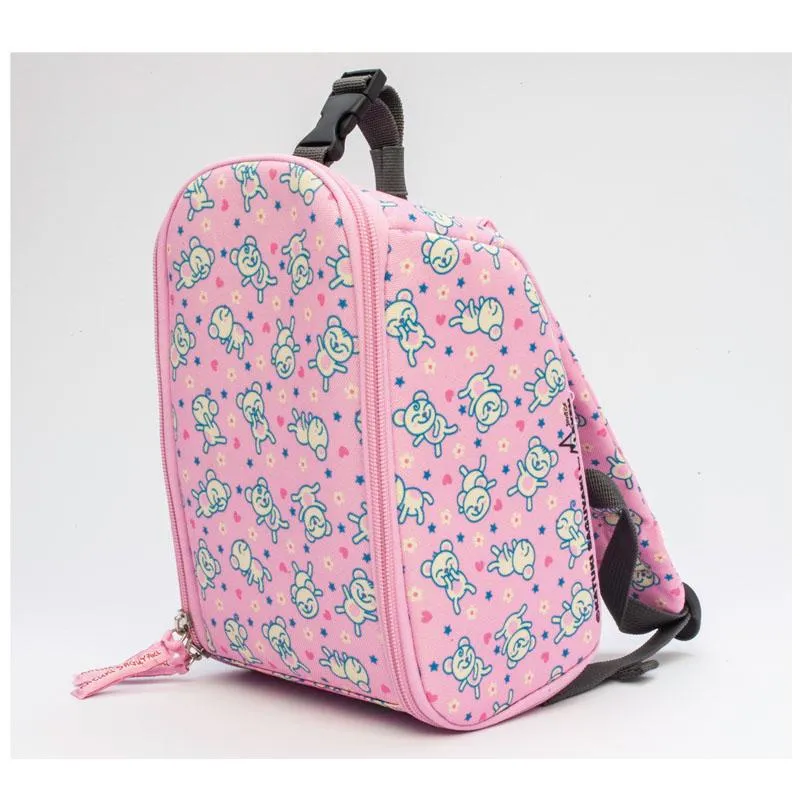 Ισοθερμικό Σακίδιο Teddies Pink με Θερμός Φαγητού 500ml - Ισοθερμικά Τσαντάκια