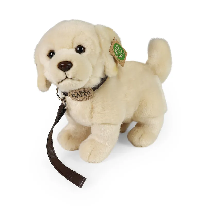 Rappa Λούτρινος Σκύλος Golden Retriever Με Λουράκι 25 εκ. Eco-Friendly (231009)