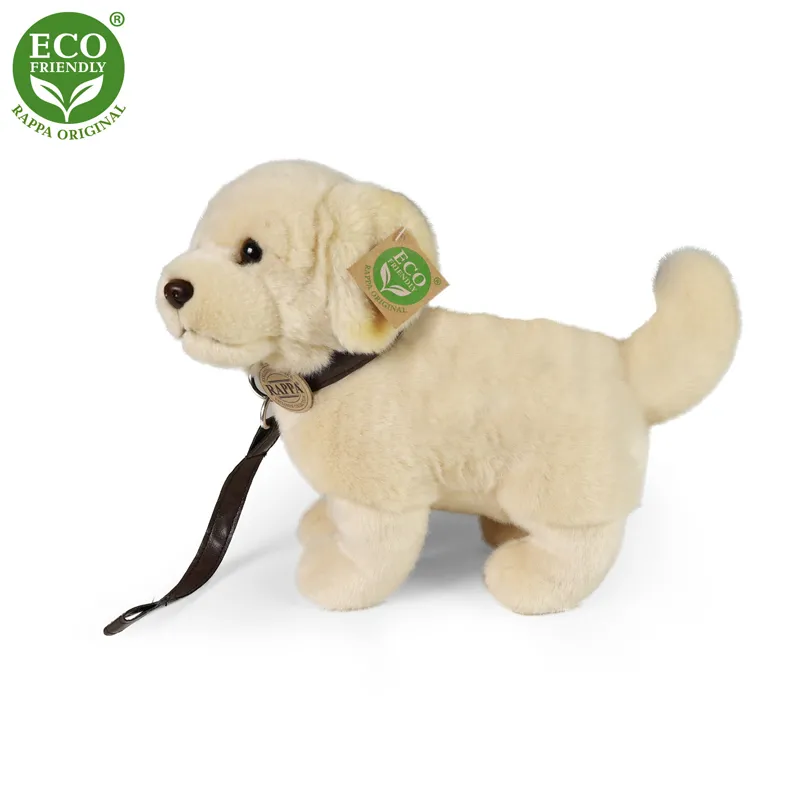 Rappa Λούτρινος Σκύλος Golden Retriever Με Λουράκι 25 εκ. Eco-Friendly (231009)