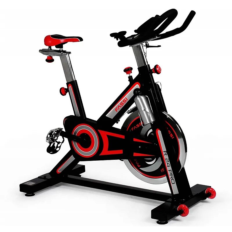 Fassi Ημιεπαγγελματικό Ποδήλατο Γυμναστικής Spin Bike R 24 Pro  + Δώρο ταπέτο προστασίας αξίας 25€ - Επαγγελμ. Εξοπλισμός