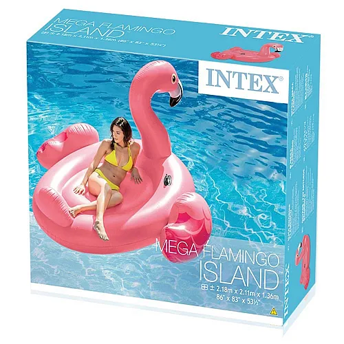 Mega Flamingo Island 218x211x136cm