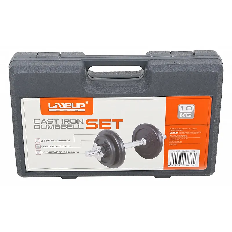 Live Up Σετ αλτήρων 10 κιλών Β-2326Β - Αλτήρες